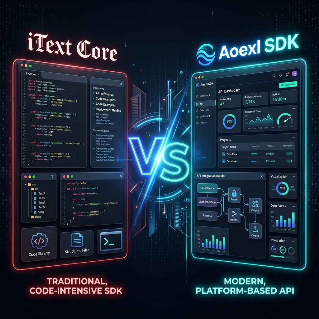 Aoexl vs iText Core: Which PDF Engine Should You Choose?